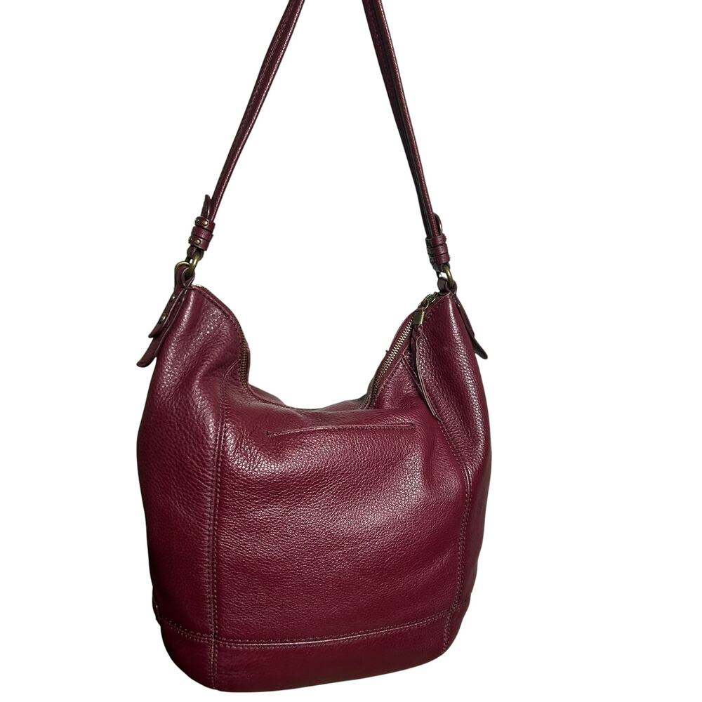 The Sak Burgundy Leather Sequoia Hobo Bag - Picture 4 of 8